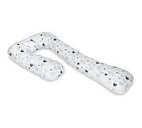 Coussin d'accouchement pre/post natal Coeurs bleus Multicolore