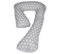 Coussin D'accouchement Pre/Post Natal Pois De Gris
