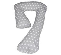 Coussin D'accouchement Pre/Post Natal Pois De Gris