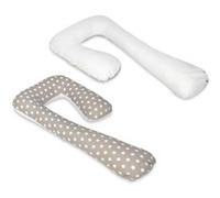 Coussin D'accouchement Pre/Post Natal Pois Sur Fond Gris Blanc