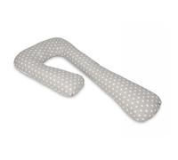 Coussin D'accouchement Pre/Post Natal Toiles Blanches Sur Fond Gris