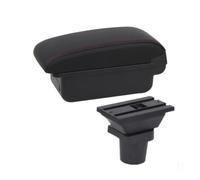 Coussin d'accoudoir Central de Voiture Compatible avec Ford pour Focus Mk1 : Boîte de Rangement pour accoudoir Console Centrale Port USB et éclairage