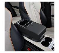 Coussin D'accoudoir Central En Cuir PU Épais Et Imperméable Coussin Hauteur Accoudoir Emplacement Téléphone Coussin Souple Accoudoirs Central Console(Balck)