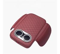 Coussin D'accoudoir Console Centrale Voiture Avec 2 Porte-gobelets Poche Latérale Housse Coussinets De Rehaussement Automatique En PU(GRAY)