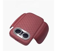 Coussin D'accoudoir Console Centrale Voiture Avec 2 Porte-gobelets Poche Latérale Housse Coussinets Rehaussement Automatique En PU(GRAY)