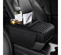 Coussin d'accoudoir de Console Centrale Automatique pour Ferrari 296 GTS 296 Speciale A 458 Spider 812 GTS,Coussin d'accoudoir en Cuir PU,Coussin de Hauteur,Black