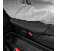 Coussin d'accoudoir de console pour Mini Cooper E SE J01 EV Aceman J05 2024 2025 2026 conçu pour le confort et la défense contre les rayures (noir)