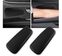 Coussin d'accoudoir de portière pour BMW X3 2018-2023, Lot de 4 Protecteurs de Repose-Bras en Cuir Support de Coude Confortable Noir