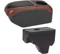 coussin d'accoudoir de voiture Accoudoir de voiture pour Peugeot 208 2008 2019-2024, boîte rangement intérieure pour gobelet d'eau caché