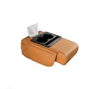 Coussin d'Accoudoir de Voiture pour Toyota Corolla (E140 E170 E210 2000-2025 2026), Coussinet de Console Centrale avec Porte-Gobelet et Boîte à Mouchoirs, Housse d'Accoudoir avec Poche Latérale