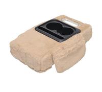 Coussin d'accoudoir pour voitures - Housse rembourrée en peluche comme protection - Protection des accoudoirs et rembourrage - Pour intérieur de voiture de tourisme, camion, SUV, console centrale