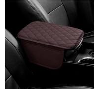 Coussin D'accoudoir Voiture En Cuir PU Respirant Housse Console Centrale Pour Seat Pour Ibiza 6J Pour Leon 5F MK2(Brown)