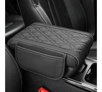 Coussin D'accoudoir Voiture pour Land Rover Defender 90 110 130 V8/90 XS Edition/110 X 130 X, Coussin Accoudoir Voiture avec 2 Poches de Rangement, Antidérapant Cuir Console Centrale Protéger Pad