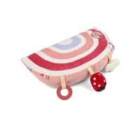 Coussin d'activités - LILLIPUTIENS - 83693 - Multicolore (arc-en-ciel) - Stimule la motricité - Dès 3 mois