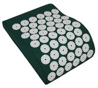 Coussin d'acupression de qualité supérieure - Avec des pointes - Pour se détendre la nuque et trouver la paix - Vert - Écologique - 31 x 23 cm