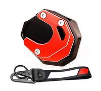 Coussin D'agrandissement De Béquille Latérale De Pied Moto Pour NC750X NC 750X NC750 X 2014-2024 2025 Coussin Béquille Moto(C 2021-2025 Red)