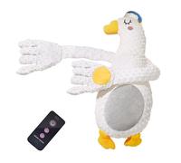 Coussin d'aide au sommeil en forme d'animal avec télécommande | Coussin apaisant pour nourrisson, décoration de maternelle, pour nouveau-né, tout-petit, émotions apaisantes, jouet, fête prénatale