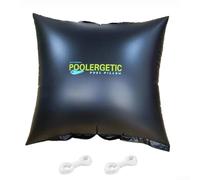 Coussin d'air de piscine pour hivernage de piscine hors sol 120 x 120 cm avec 2 cordes pour un soutien sécurisé de la bâche de piscine