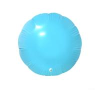 Coussin d'air pour hiverner les piscines au sol rond - Design gonflable - Prend en charge la couverture de piscine et maintient la tension pour protéger la structure de la piscine (bleu clair, 113 cm)