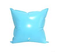 Coussin d'air pour hiverner les piscines au sol rond - Design gonflable - Prend en charge la couverture de piscine et maintient la tension pour protéger la structure de la piscine (carré 113 cm)