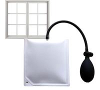 Coussin d'air pour l'installation de fenêtre, installation de porte Shim Air, pompe shim gonflable pour positionnement 'installation de porte, outil de nivellement et d'alignement pour rails, bras