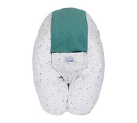 Coussin D'allaitement Et De Grossesse 3en1 Multirelax Éponge Vert Pois Blanc TU