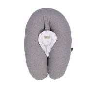 Coussin d'allaitement et de grossesse 3en1 multirelax gris chiné lapins TU
