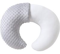 Coussin D'allaitement Et Positionneur,Allaitement,Biberon,Support De Siège De Bébé Avec Housse Amovible Ultra Douce,Soutien Du Ventre Pour Bébés Garçons Et Filles (Gris)