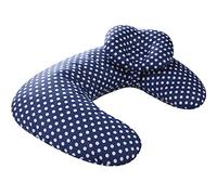 Coussin d'allaitement multifonction pour bébé 100 % coton avec housse amovible