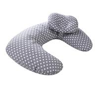 Coussin d'allaitement multifonction pour bébé 100 % coton avec housse amovible
