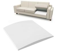 Coussin d'ameublement blanc, pour soutenir les sièges affaissés, 50 x 50 x 5 cm, panneaux d'ameublement haute densité, coussins incurvés en mousse pour réparer les sièges affaissés, 1 pièce