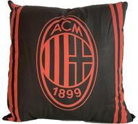 Coussin d'ameublement Milan 40 x 40 cm Rouge et noir avec logo 1899. Produit officiel