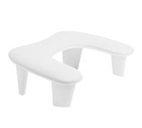 Coussin d'appui pour les mains et les bras, Two-Hand Portable Arm Rest For Nails, Manicure Cushion With Tilt Design, PU, Multicolor(White)