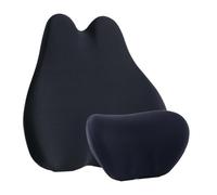 Coussin d'Appui-Tête et Lombaire Voiture - Accessoires de Siège Automobile | Oreiller de Soutien Cervical Véhicule - pour Berlines SUV Camping-cars Conduite Urbaine Trajets Quotidiens Bureau