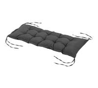 Outsunny Coussin de Banc de Jardin, Coussin Banquette de Jardin 100 x 40 cm, Rembourrage épais et Doux, pour intérieur et extérieur, Gris foncé