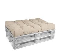 Coussin d'assise de palette Outdoor Eco Style, 120x80cm, Beige