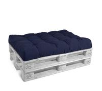 Coussin d'assise de palette Outdoor Eco Style, 120x80cm, bleu