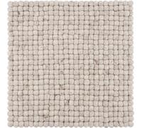 Coussin d'assise en feutre Mono carré Beige