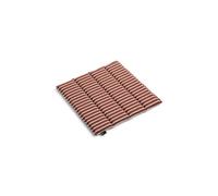 Coussin D'assise HAY Terrazza 40x40 Terracotta à Rayures Audacieuses