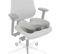 Coussin d'assise MEDISIT VIII antidérapant et respirant en mousse/gel velours gris hjh OFFICE Gris G