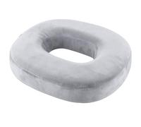 Coussin d'assise orthopédique rond en gel pour le coccyx - Coussin d'assise pour hémorroïdes - Coussin ergonomique pour chaises de bureau et maison - Soulage la pression causée par une longue position
