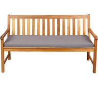 Coussin d'assise pour banc, balançoire de jardin, siège, lisse. FK5 (100x60x5, Gris clair)