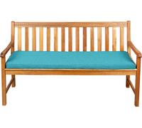 Coussin d'assise pour banc, balançoire de jardin, siège, lisse. FK5 (120x40x5, bleu ciel)