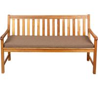 Coussin d'assise pour banc, balançoire de jardin, siège, lisse. FK5 (170x30x5, marron clair)