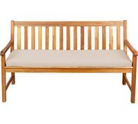 Coussin d'assise pour banc, balançoire de jardin, siège, lisse. FK5 (180x30x5, crème)