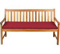 Coussin d'assise pour banc, balançoire de jardin, siège, lisse. FK5 (190x60x5, rouge)