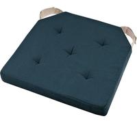 Coussin d'assise pour chaise DUO VELCRO cobalto 38x38x4 cm France