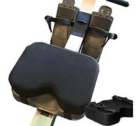 Coussin d'assise pour rameur | Housse lavable en mousse à mémoire de forme | Réduit la douleur, augmente le confort d'assise, favorise la circulation sanguine et soulage le coccyx