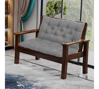 Coussin d'assise rectangulaire épais de 8 cm pour Fauteuil Suspendu, canapé ou hamac 23 Places avec Dossier. Dimensions : 120 x 100 x 8 cm. Confort, durabilité et Style garantis po