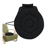 Coussin d'assise rotatif - Pivotant à 360 ° - Support de siège léger - Coussin rond portable pour personnes âgées et soutien de la mobilité - Disque souple EVA pour bureau de véhicule et utilisation à